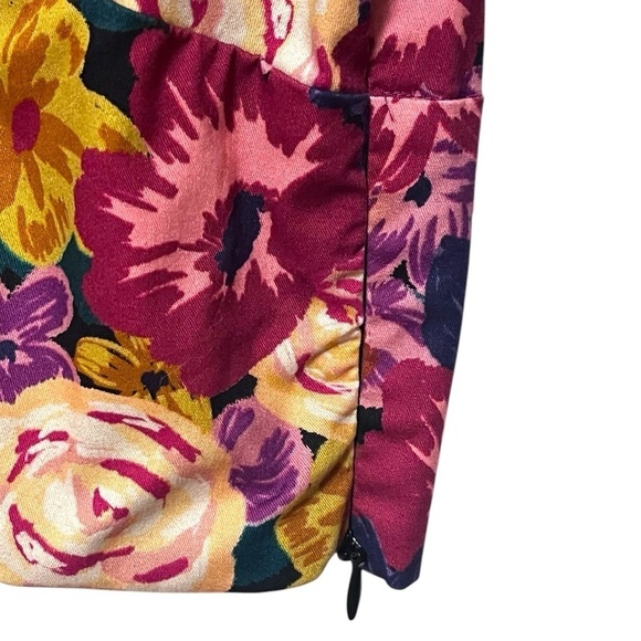 Zara Floral Puff Sleeve Crop Top - Picture 6 of 10